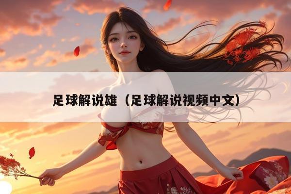 足球解说雄（足球解说视频中文）